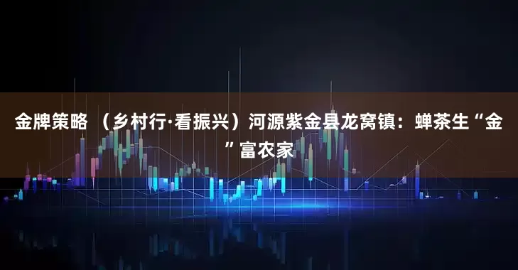 金牌策略 （乡村行·看振兴）河源紫金县龙窝镇：蝉茶生“金”富农家