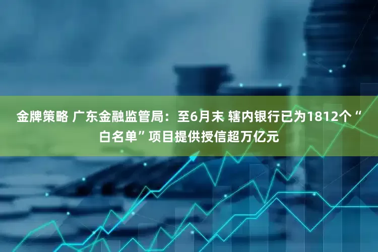 金牌策略 广东金融监管局：至6月末 辖内银行已为1812个“白名单”项目提供授信超万亿元